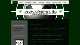 What Fcskat.de website looked like in 2020 (3 years ago)
