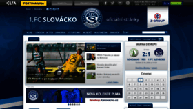 What Fcslovacko.cz website looked like in 2020 (3 years ago)