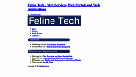 What Felinetech.com website looked like in 2020 (3 years ago)