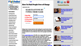 What Findfree-people-friends.com website looked like in 2020 (3 years ago)