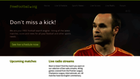 What Freefootball.org website looked like in 2020 (3 years ago)