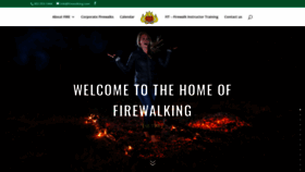 What Firewalking.com website looked like in 2020 (3 years ago)