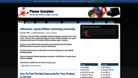 What Flamescorpion.com website looked like in 2020 (3 years ago)
