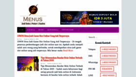 What Flashmenus.net website looked like in 2020 (3 years ago)