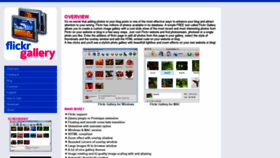 What Flickr-gallery.com website looked like in 2020 (3 years ago)