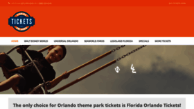 What Floridaorlandotickets.net website looked like in 2020 (3 years ago)