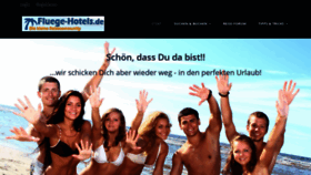 What Fluege-hotels.de website looked like in 2020 (3 years ago)