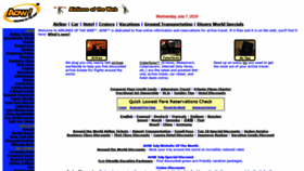 What Flyaow.com website looked like in 2020 (3 years ago)