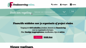 What Fondswervingonline.nl website looked like in 2020 (3 years ago)