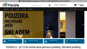 What Fondo.cz website looked like in 2020 (3 years ago)
