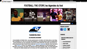 What Football-the-story.com website looked like in 2020 (3 years ago)