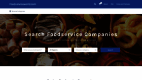 What Foodserviceworld.com website looked like in 2020 (3 years ago)