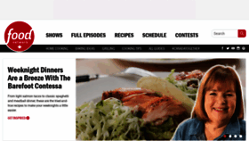 What Foodtv.ca website looked like in 2020 (6 years ago)