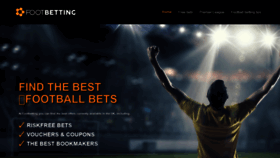 What Footbetting.co.uk website looked like in 2020 (3 years ago)