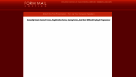 What Formmailhosting.com website looked like in 2020 (3 years ago)