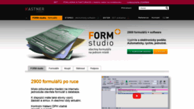 What Formstudio.cz website looked like in 2020 (3 years ago)