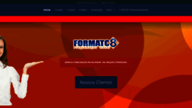 What Formato8.com.br website looked like in 2020 (3 years ago)