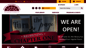 What Flwlib.org website looked like in 2020 (5 years ago)