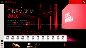What Festivalcinemania.com website looked like in 2020 (3 years ago)