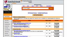 What Forums.familyfriendpoems.com website looked like in 2020 (3 years ago)