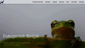 What Fotogeniekbelgie.be website looked like in 2020 (3 years ago)