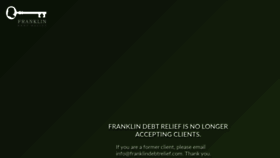 What Franklindebtrelief.com website looked like in 2020 (3 years ago)