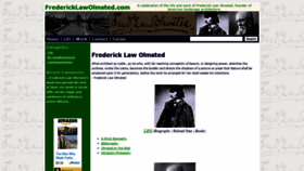 What Fredericklawolmsted.com website looked like in 2020 (3 years ago)