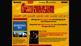 What Freiluftkino-kreuzberg.de website looked like in 2020 (3 years ago)