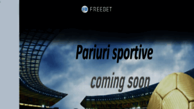 What Freebet.ro website looked like in 2020 (3 years ago)