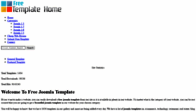 What Freetemplatehome.com website looked like in 2020 (3 years ago)