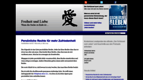 What Freiheitundliebe.com website looked like in 2020 (3 years ago)