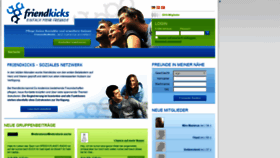 What Friendkicks.de website looked like in 2020 (3 years ago)