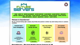 What Futureservers.net website looked like in 2020 (3 years ago)
