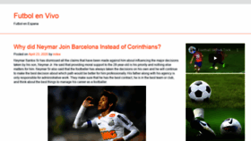 What Futbolenvivotv.com website looked like in 2020 (3 years ago)