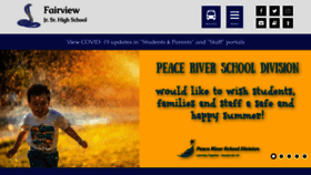 What Fairviewhigh.ca website looked like in 2020 (3 years ago)