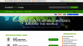 What Footballtickettrade.com website looked like in 2020 (3 years ago)