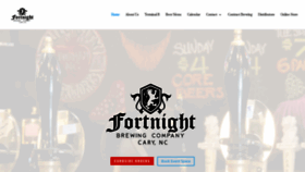 What Fortnightbrewing.com website looked like in 2020 (3 years ago)