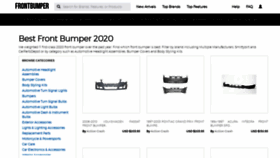 What Frontbumper.org website looked like in 2020 (3 years ago)