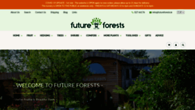 What Futureforests.ie website looked like in 2020 (3 years ago)