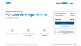 What Followersinstagram.com website looked like in 2020 (3 years ago)