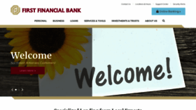 What Firstfinancialbank.com website looked like in 2020 (3 years ago)