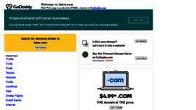 What Fuber.com website looked like in 2020 (3 years ago)
