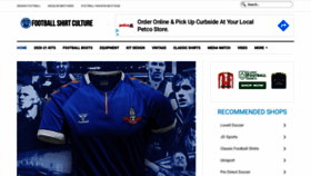 What Footballshirtculture.com website looked like in 2020 (3 years ago)