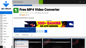 What Free-mp4-video-converter.en.uptodown.com website looked like in 2020 (3 years ago)