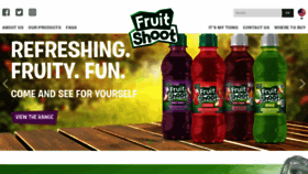 What Fruitshoot.com website looked like in 2020 (3 years ago)