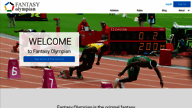 What Fantasyolympian.com website looked like in 2020 (3 years ago)