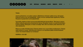 What Festivalnorpas.fi website looked like in 2020 (3 years ago)