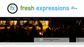 What Freshexpressions.org.uk website looked like in 2020 (3 years ago)