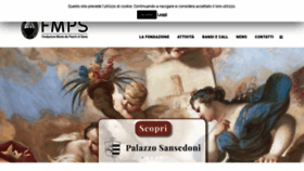 What Fondazionemps.it website looked like in 2020 (3 years ago)