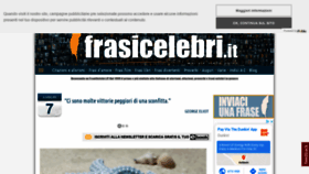 What Frasicelebri.it website looked like in 2020 (3 years ago)